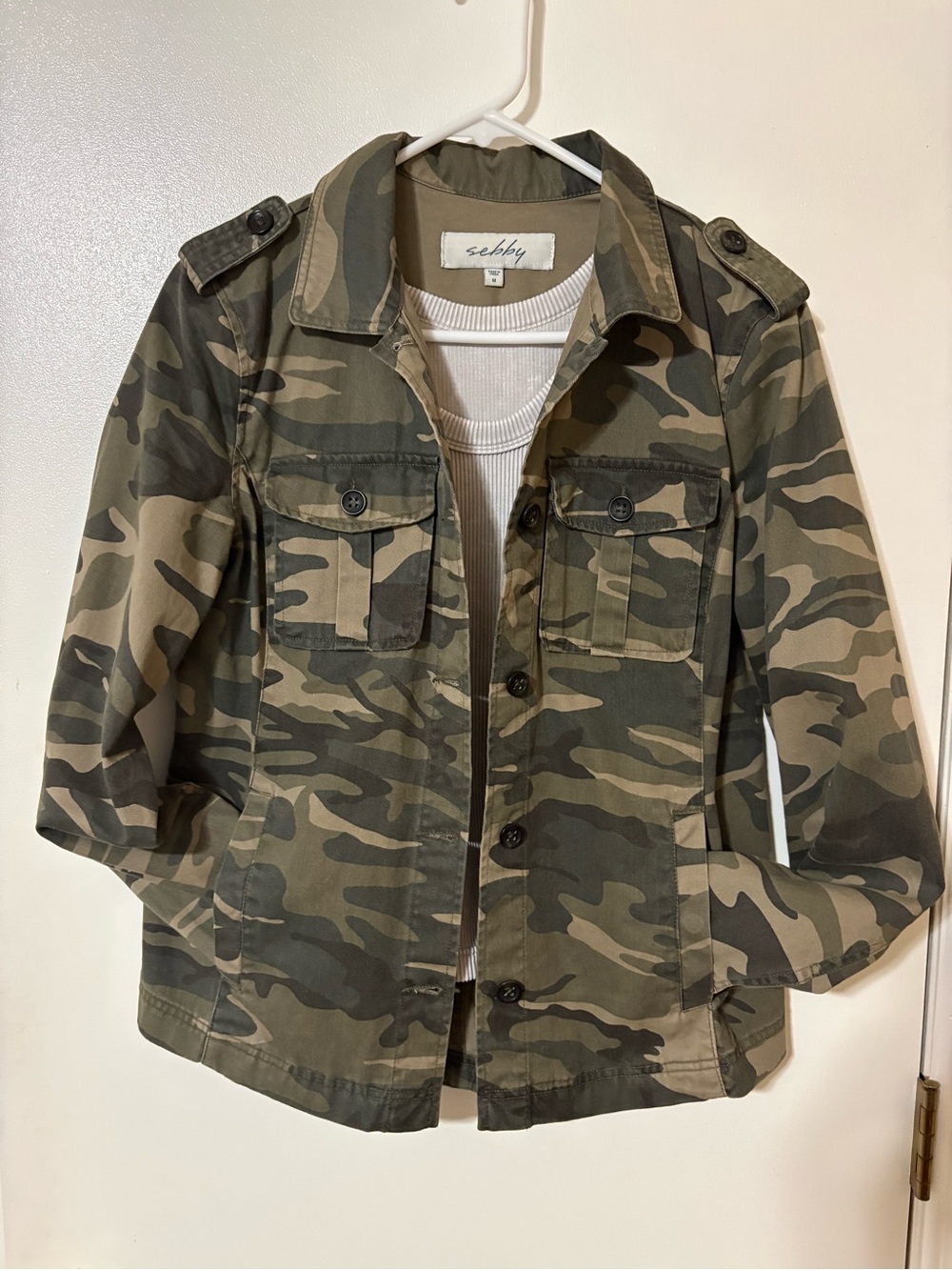 Sebby Camo Shirt Jacket